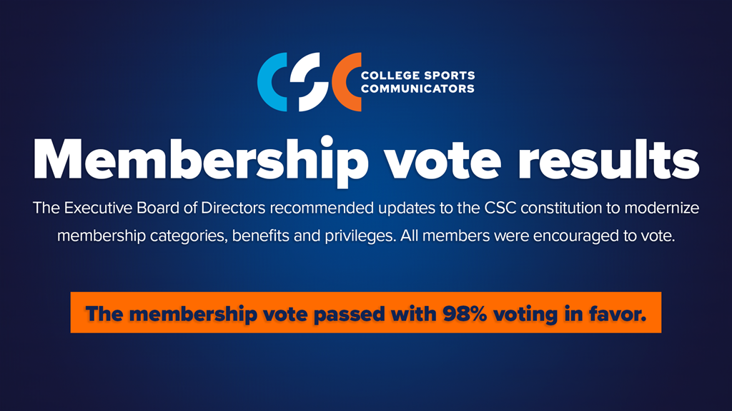 CSC constitutional membership and governance proposal passes